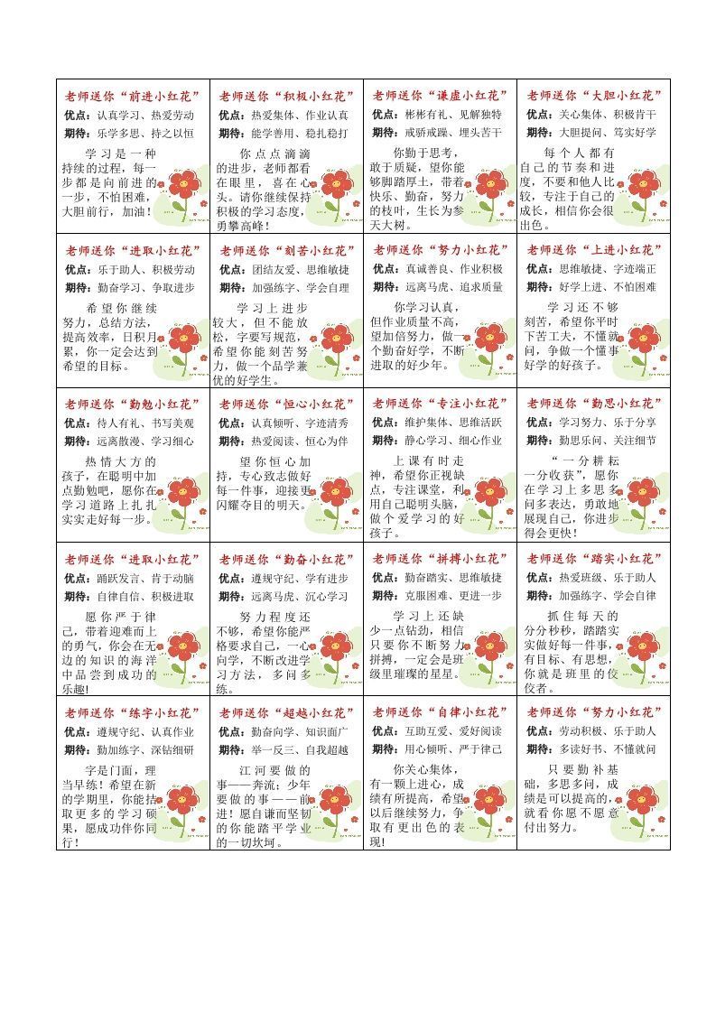 图片[2]-小红花评语-jw