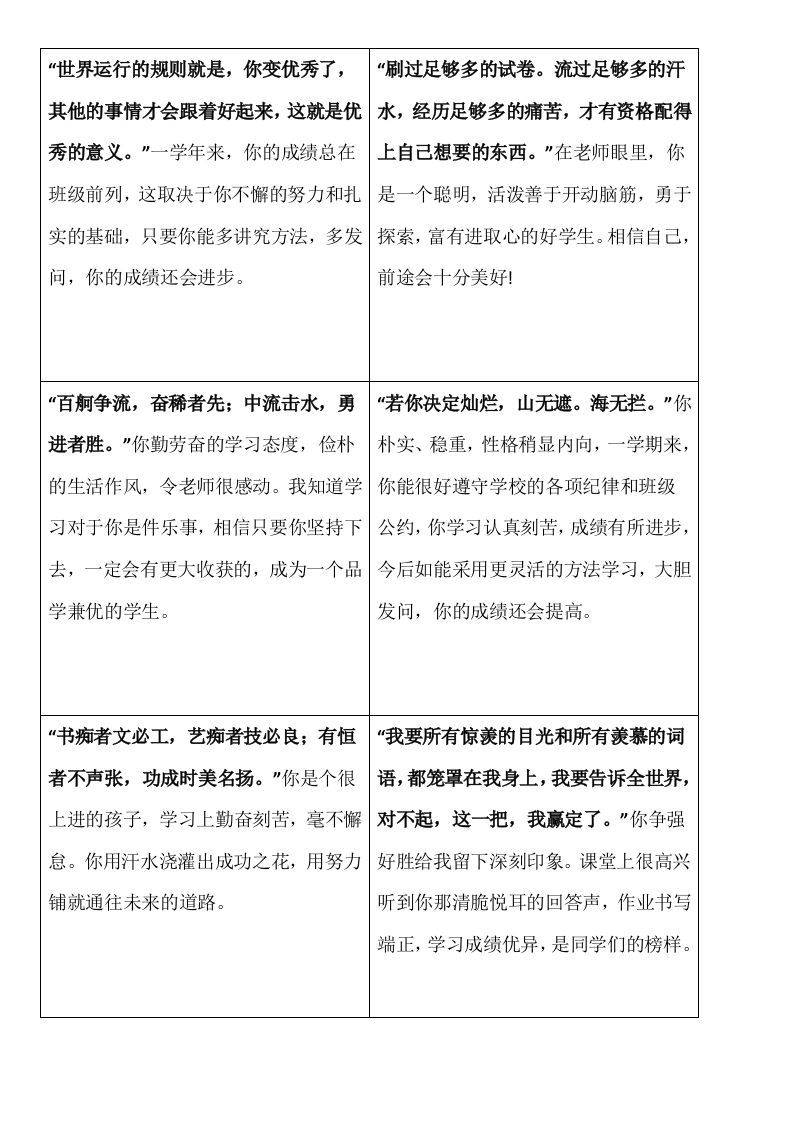图片[2]-72条金句评语-jw